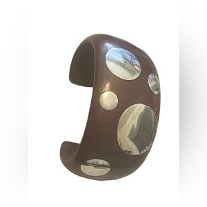 William Spratling Vintage Rosewood & Sterling Silver Bracelet #7083